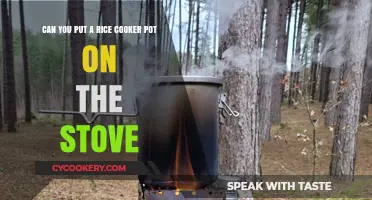 Rice Cooker Pot: Stove-Safe or Not?