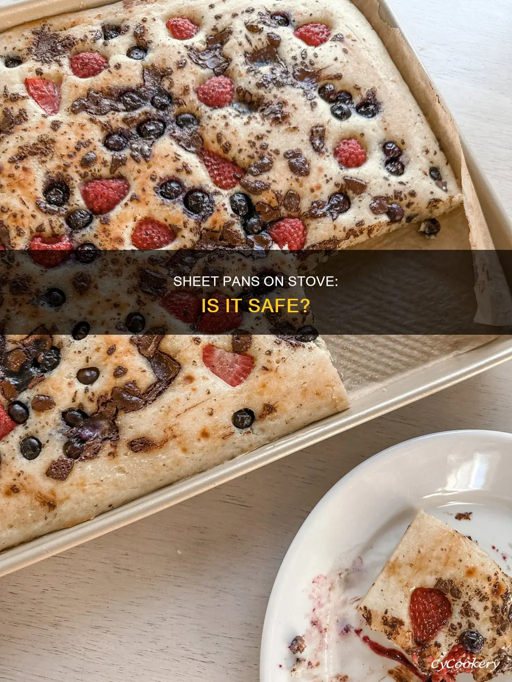 can you put a sheet pan on the stove