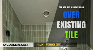 How to Install a Shower Pan Over Existing Tiles