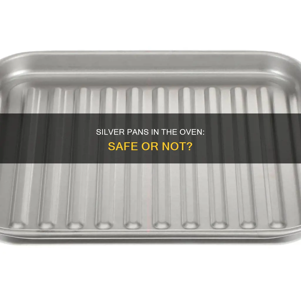 can you put a silver pan in the oven