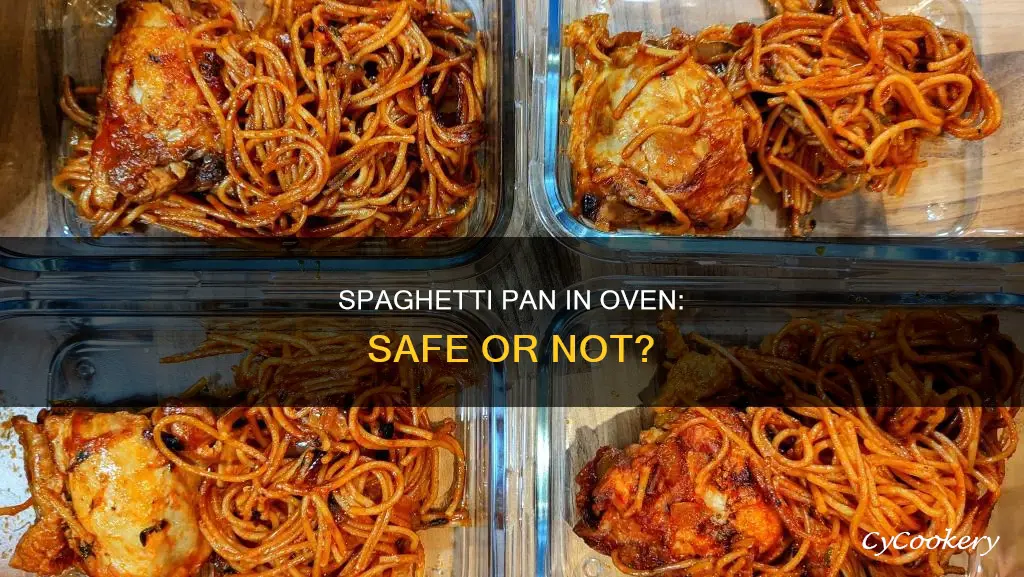 can you put a spaghetti pan in the oven
