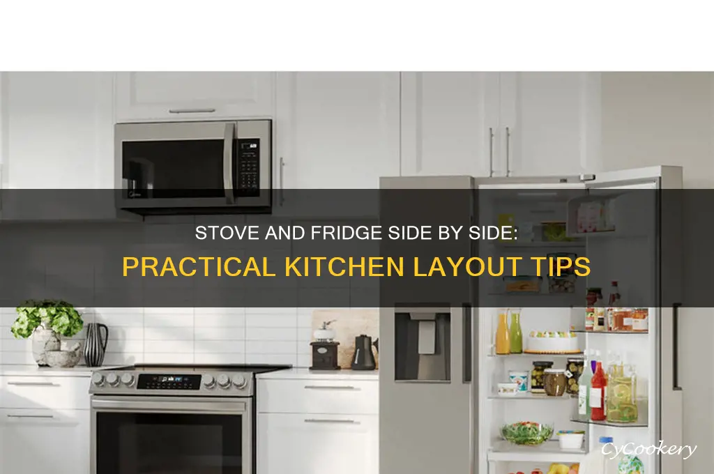 can you put a stove and refrigerator side by side