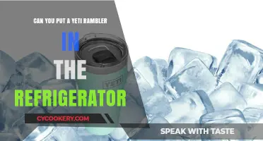 Chilling Your Yeti Rambler: Refrigerator Safety Tips and Tricks