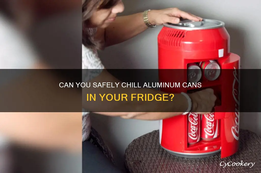 can you put aluminum cans in the refrigerator