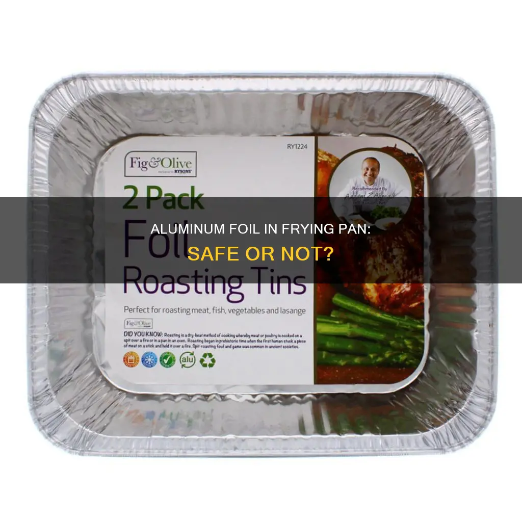 can you put aluminum foil in a frying pan