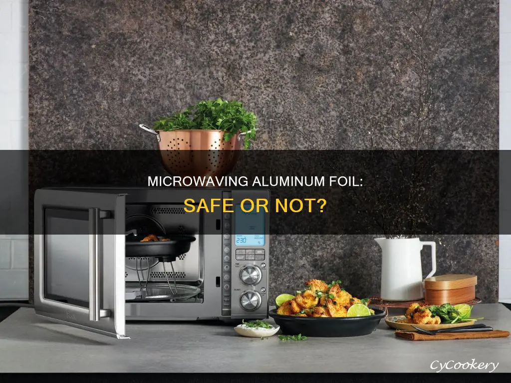 can you put aluminum foil in an air fryer microwave