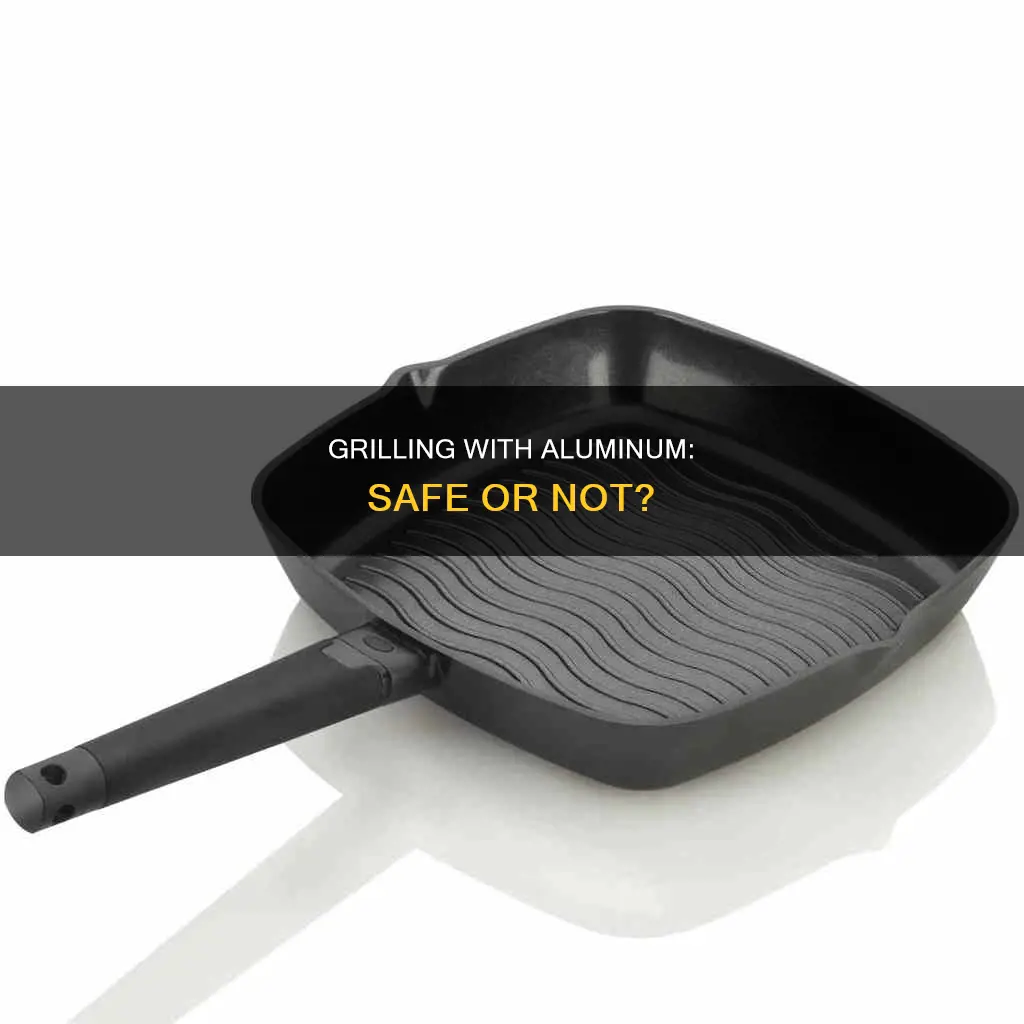 can you put aluminum pan on grill
