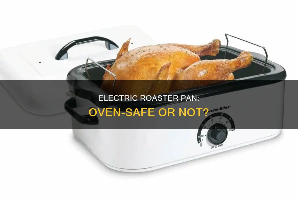 can you put an electric roaster pan in the oven