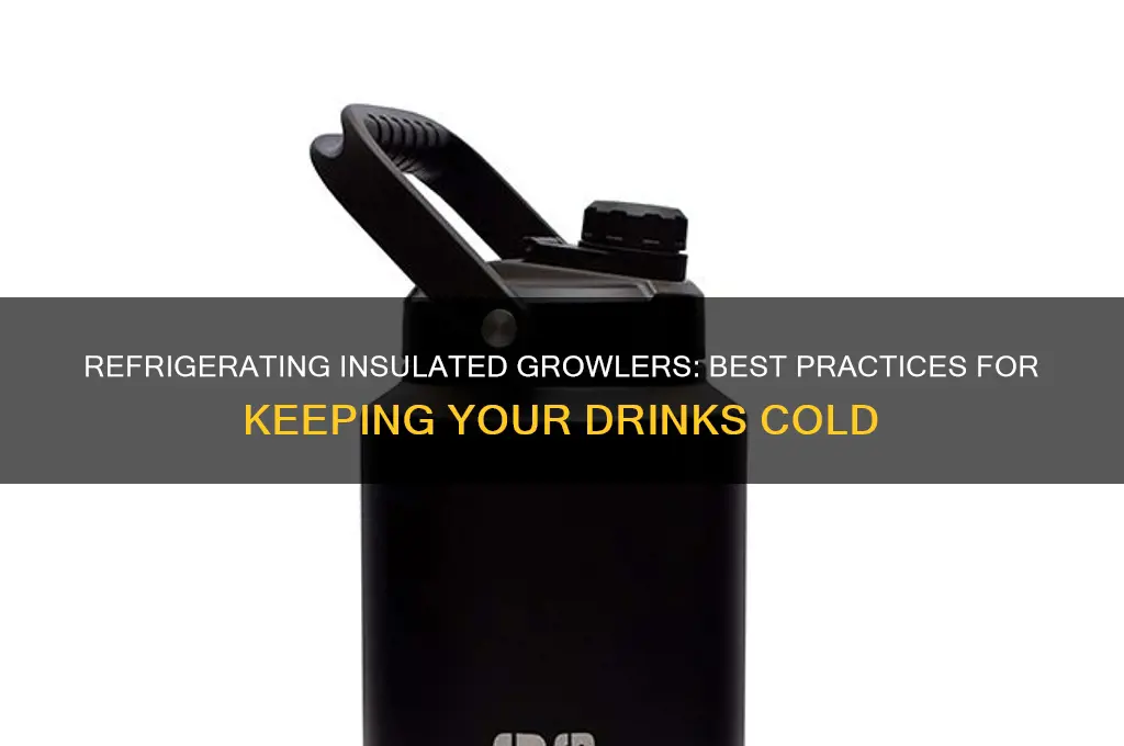 can you put an insulated growler in the refrigerator