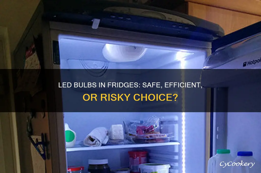 can you put an led bulb in a refrigerator