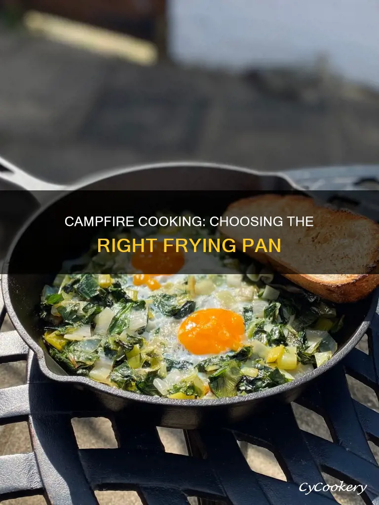 can you put any frying pan on a campfire