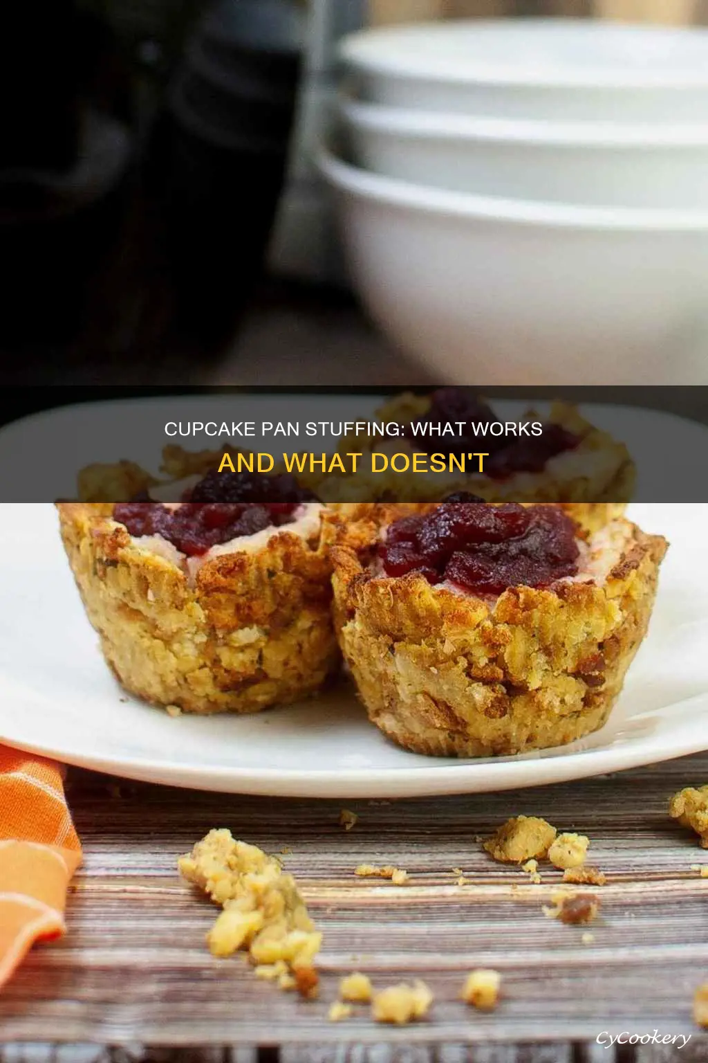 can you put any stuffing in a cupcake pan