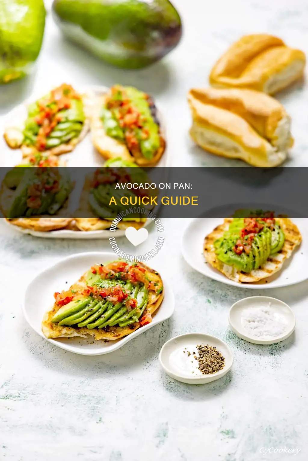 can you put avocado on pan