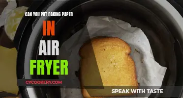 Using Baking Paper in an Air Fryer: Safe or Not?