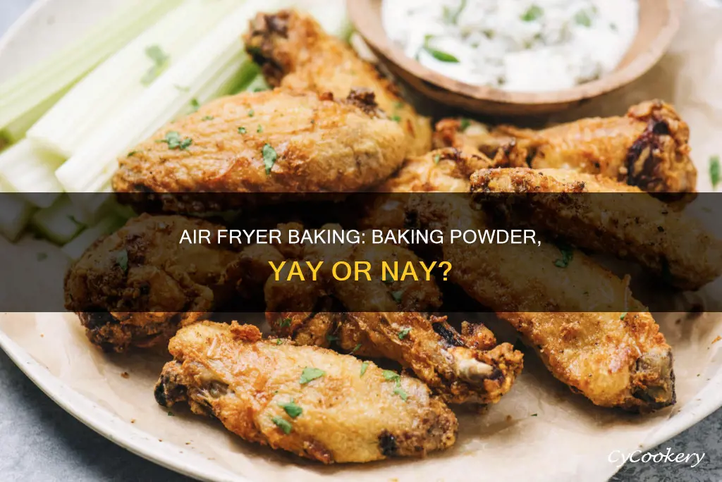 can you put baking powder in air fryer