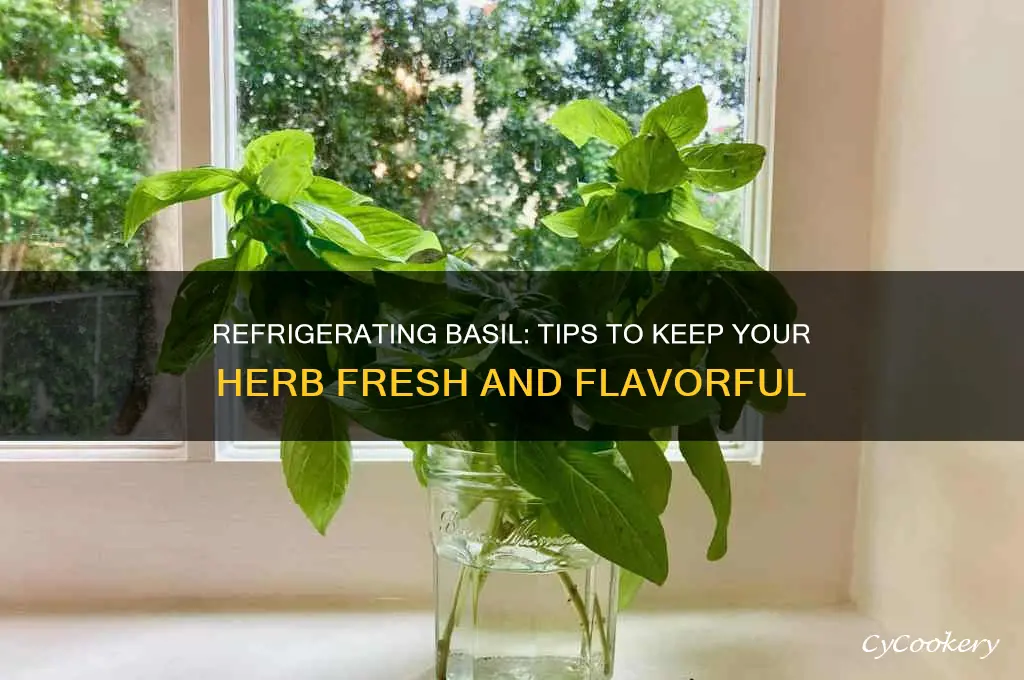 can you put basil in the refrigerator