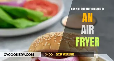 Air-Frying Beef Burgers: Quick, Easy, and Delicious!