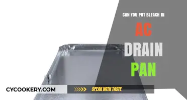 Bleach in AC Drain Pan: Safe or Not?