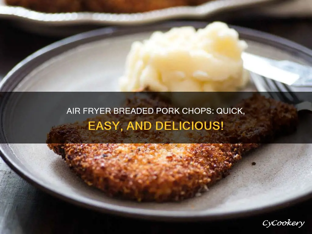 can you put breaded pork chops in air fryer