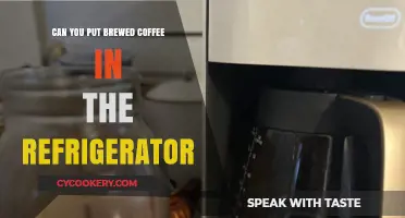 Chilling Brewed Coffee: Is Refrigeration a Safe Storage Option?