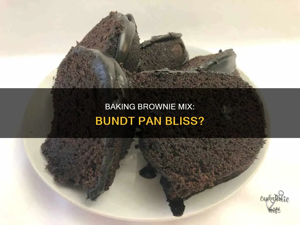 can you put brownie mix in a bundt pan