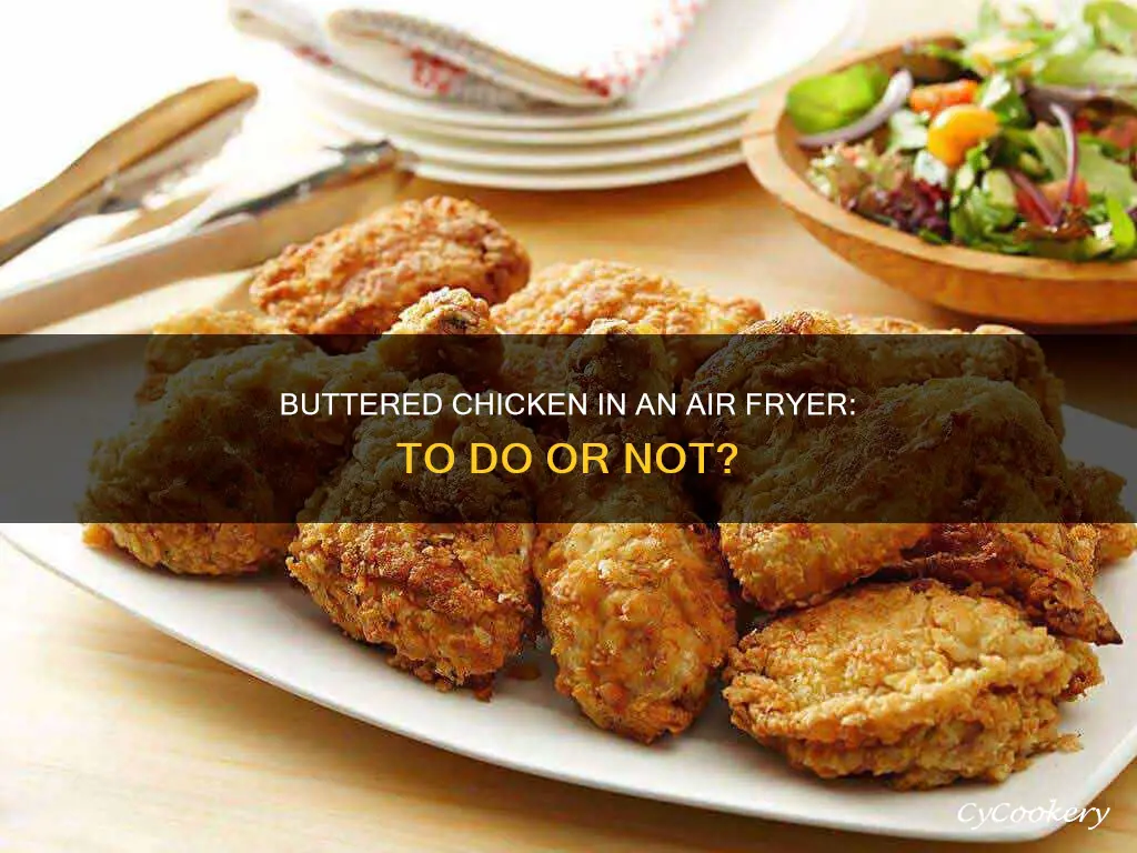 can you put butter on chicken in air fryer