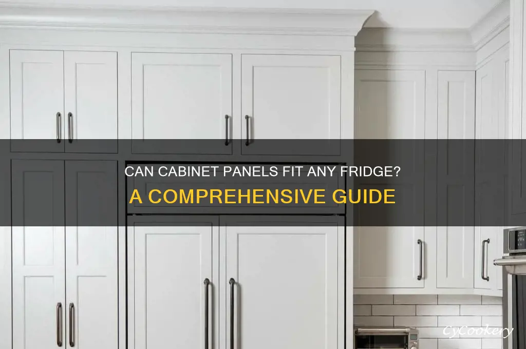 can you put cabinet panels on any refrigerator