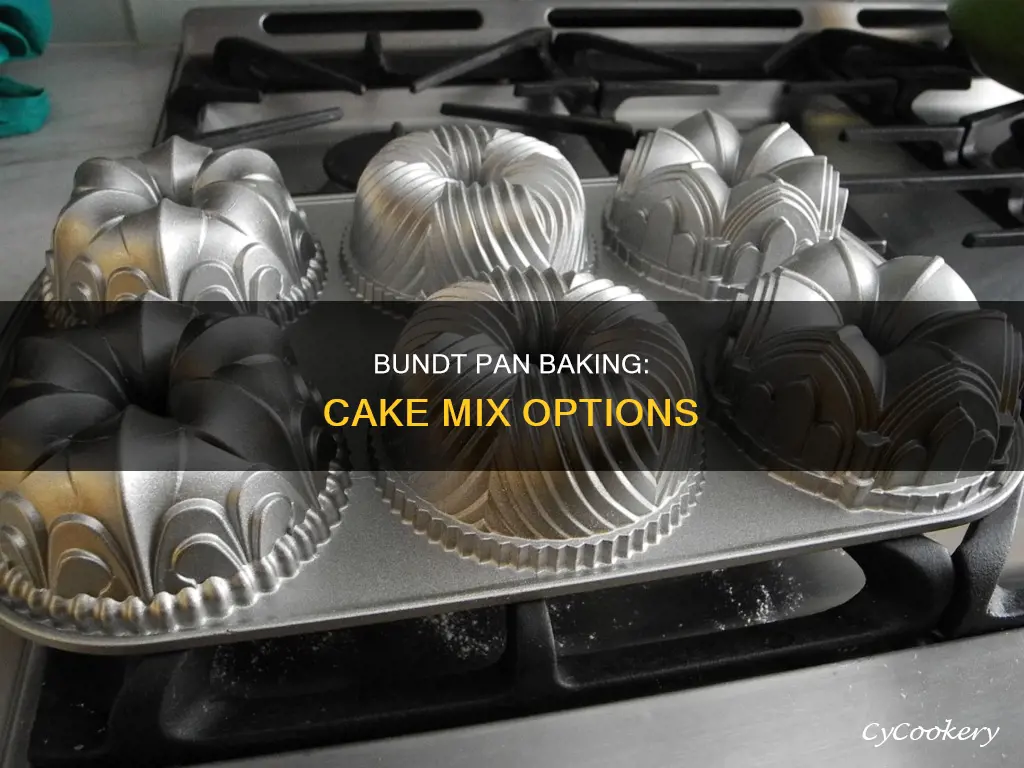 can you put cake mix in a bundt pan