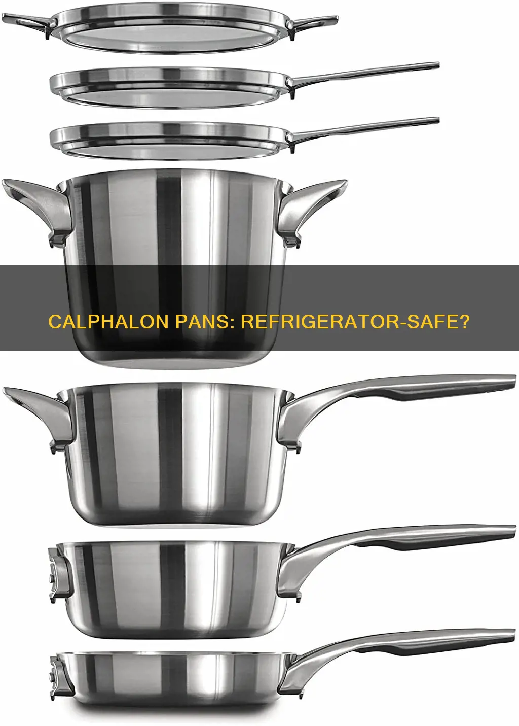 can you put calphon pans in the fridge