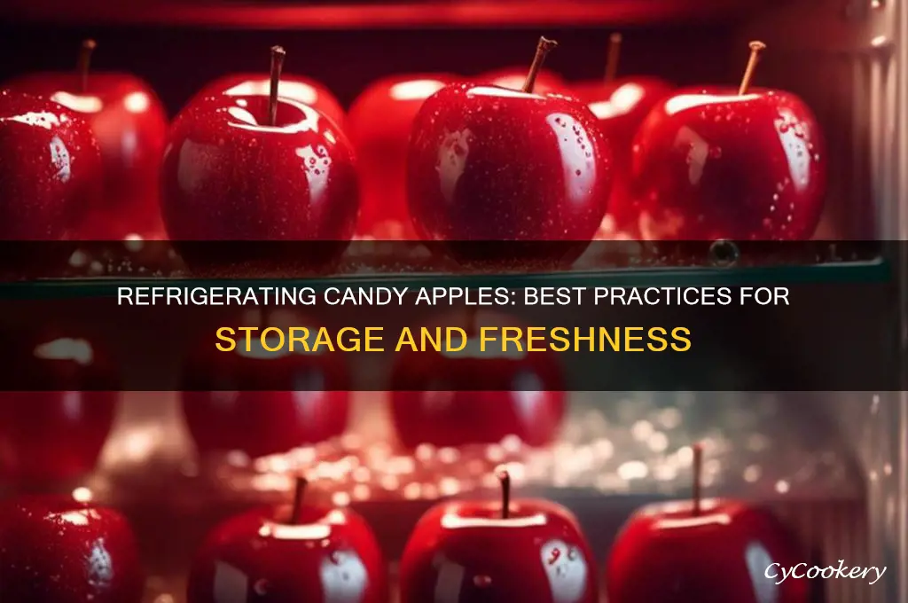 can you put candy apple in the refrigerator