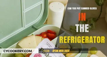 Storing Canned Olives: Should You Refrigerate After Opening?