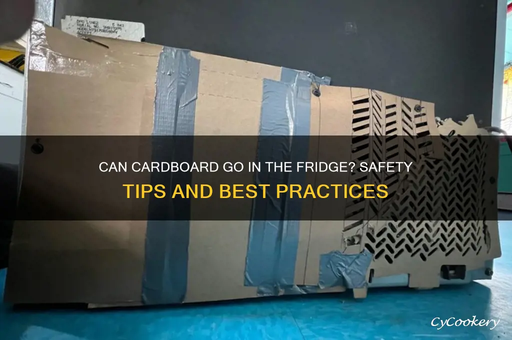 can you put card board in refrigerators