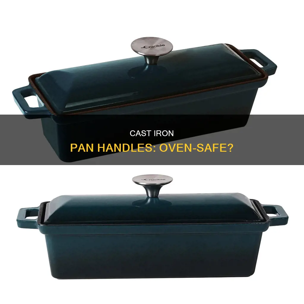can you put cast iron pan handle in the oven