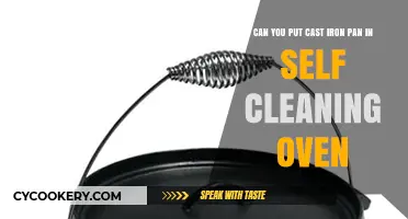 Cast Iron Pans and Self-Cleaning Ovens: A Safe Mix?