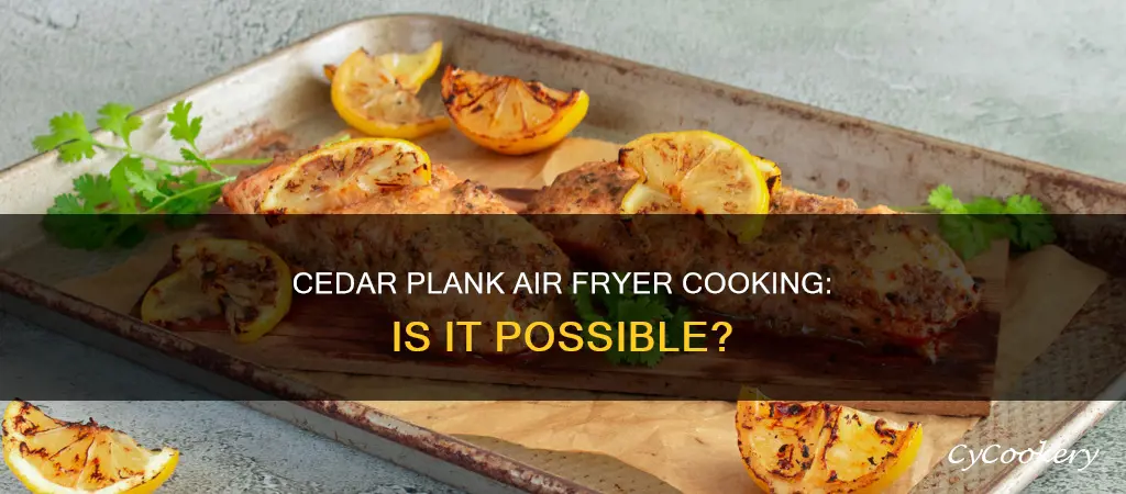 can you put cedar plank in air fryer