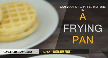 Chaffle Mixture: Fry Pan-Friendly?