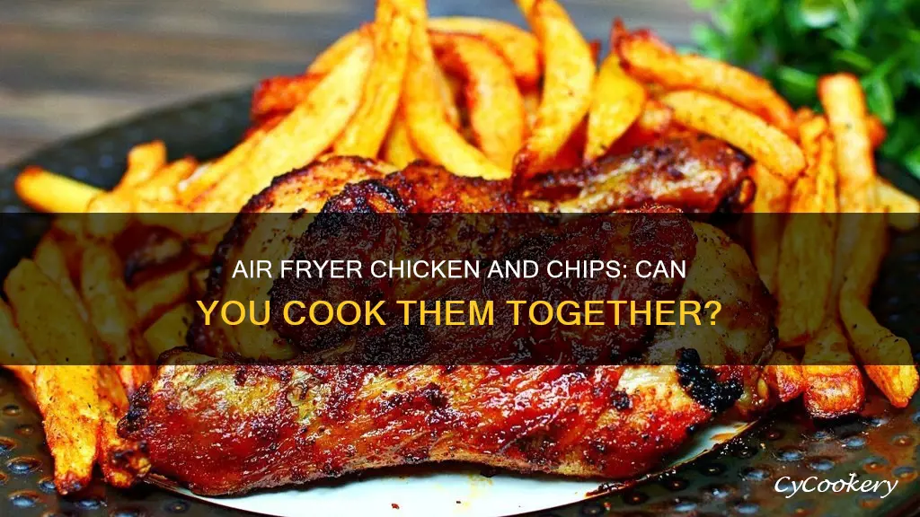 can you put chicken and chips in air fryer together