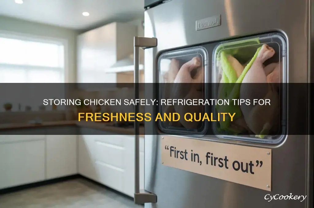 can you put chicken in the refrigerator