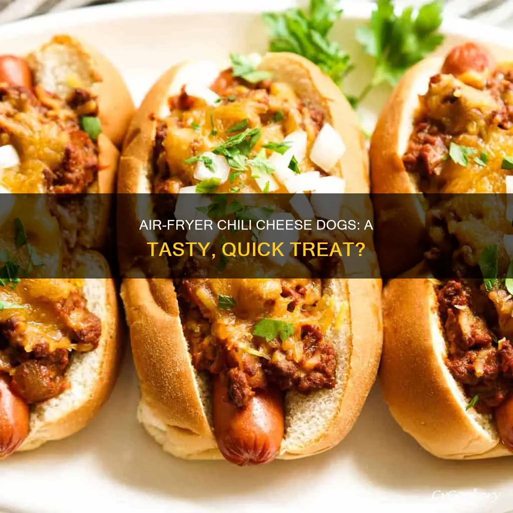 can you put chili chesse dogs in air fryer