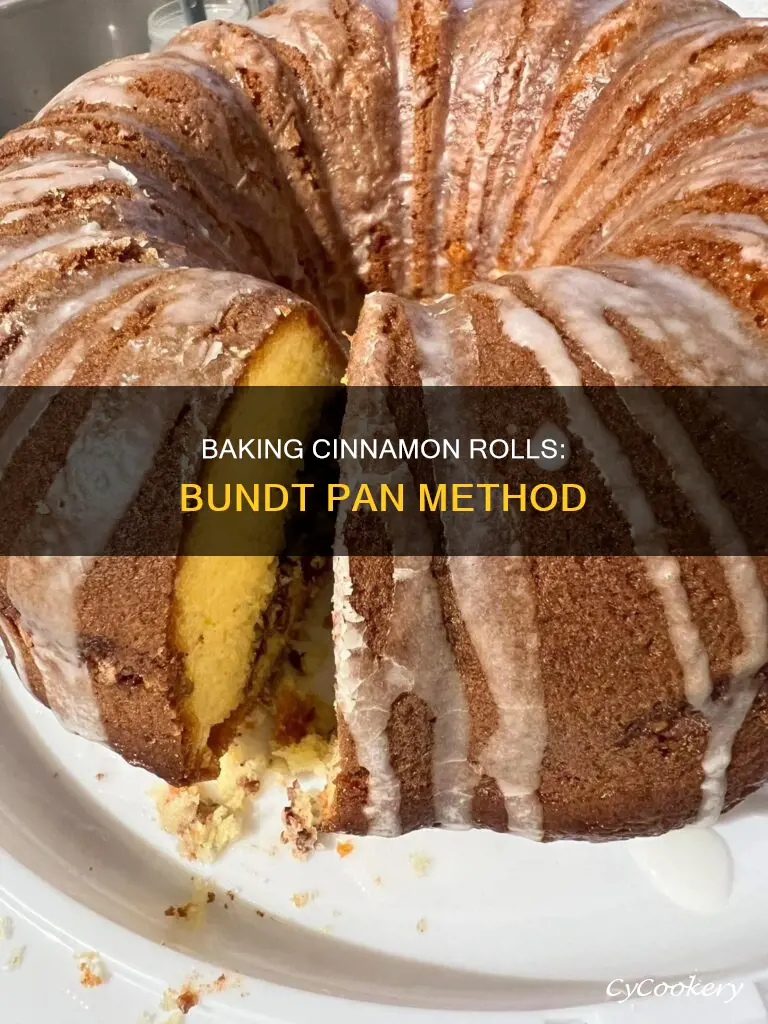 can you put cinnamon rolls in a bundt pan