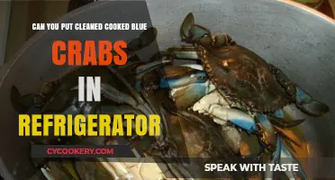 Storing Cooked Blue Crabs: Refrigeration Tips for Freshness and Safety