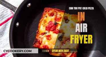 Reviving Cold Pizza: Air Fryer to the Rescue