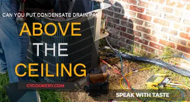 Condensate Drain Pan: Above the Ceiling Installation?