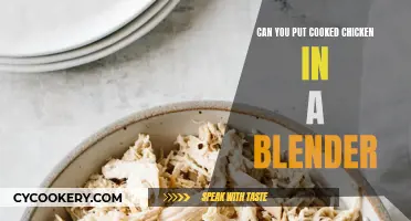 Blending Cooked Chicken: Safe or Not?