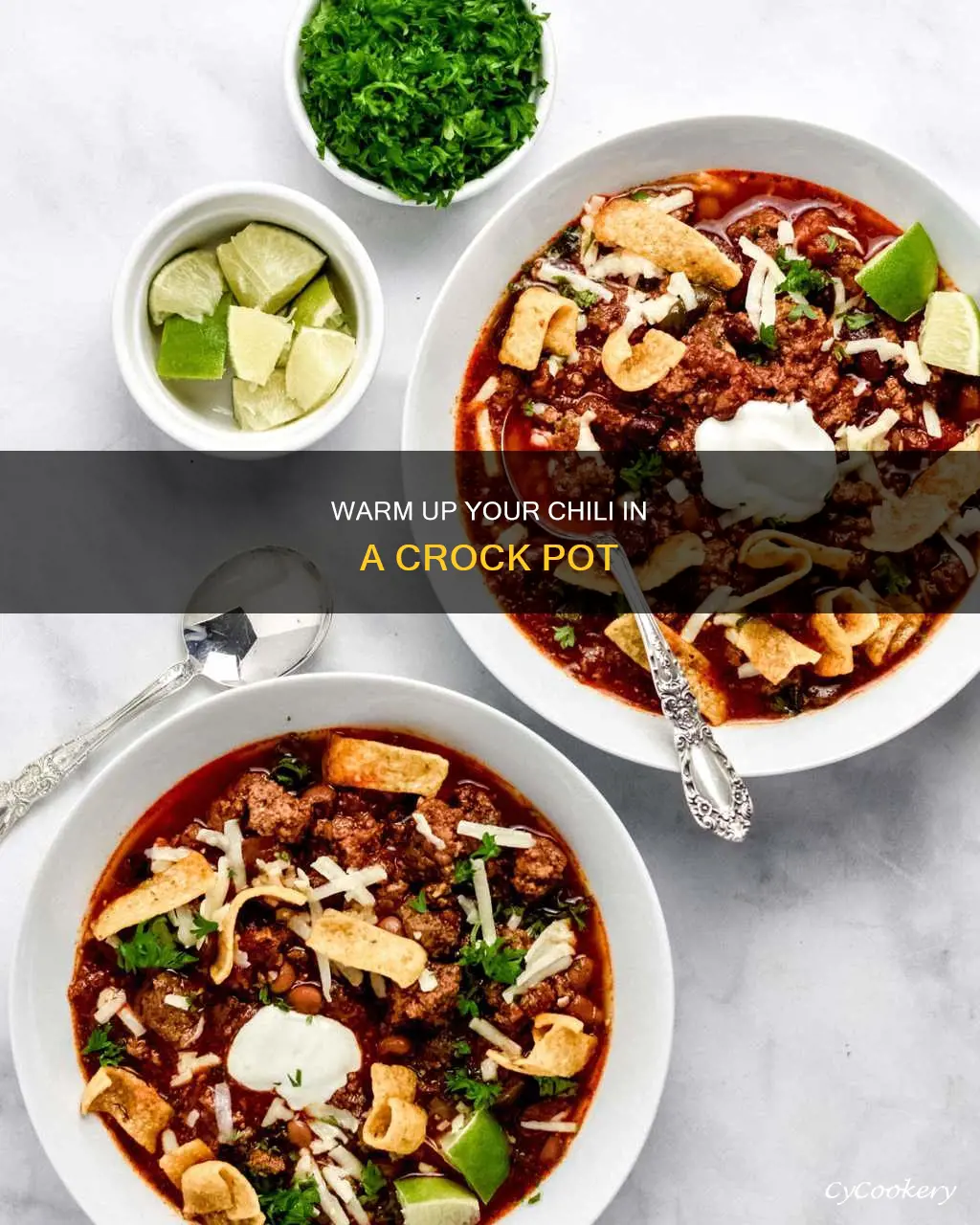 can you put cooked chili on warm in crock pot