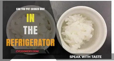 Storing Cooked Rice: Refrigeration Tips for Freshness and Safety