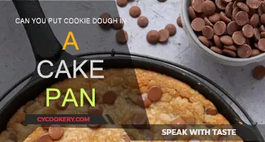 Baking Cookie Dough in a Cake Pan: Is it Possible?