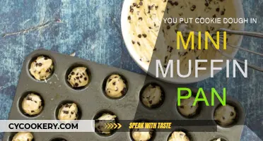 Baking Cookie Dough in a Mini Muffin Pan?