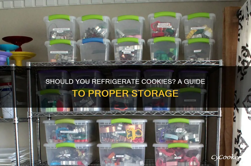 can you put cookies in the refrigerator