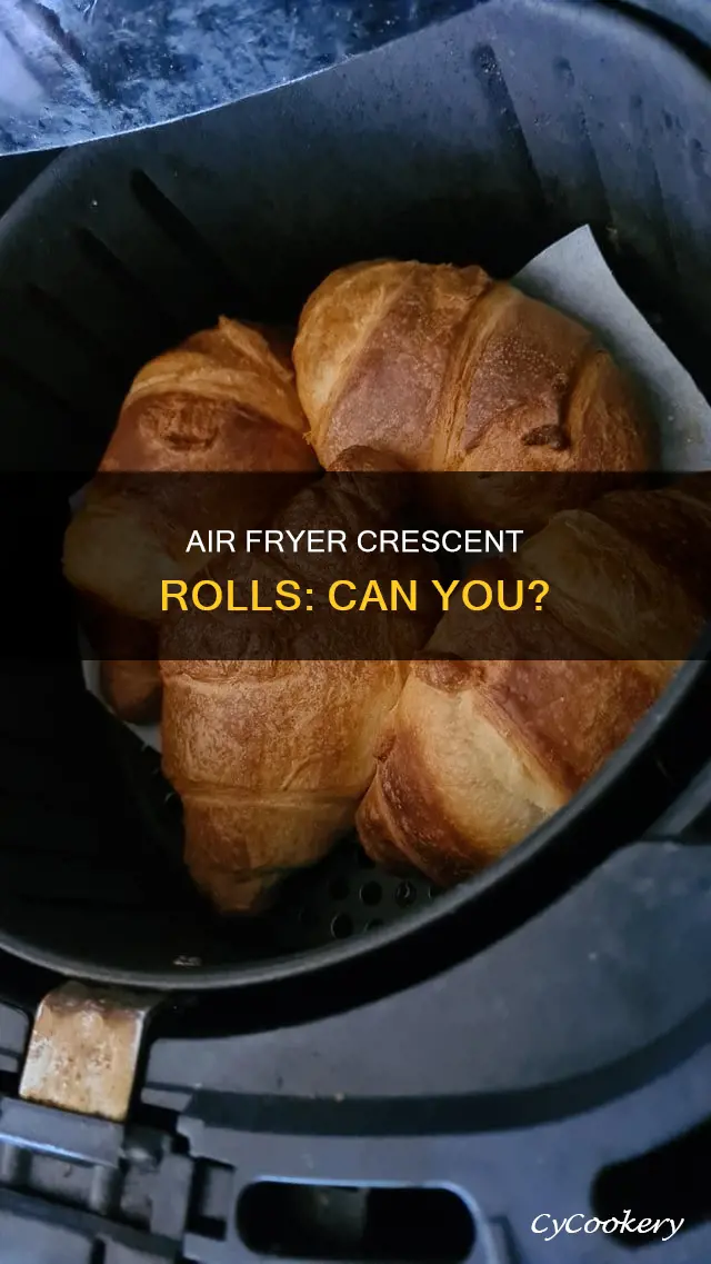 can you put crescent rolls in the air fryer